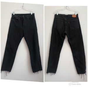 Levi’s High rise Black Distressed Women’s Jeans